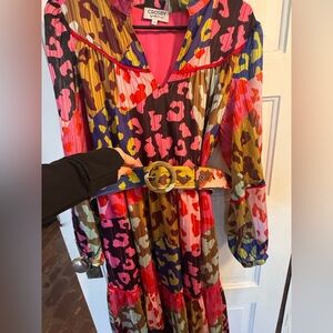 CROSBY by Mollie Burch Multicolor Patterned Dress